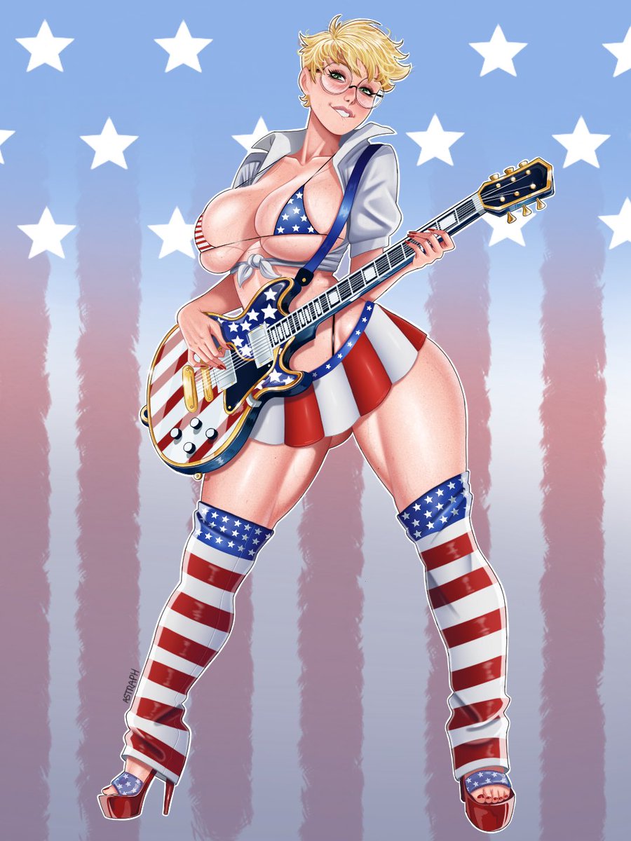 Stonelessalton's tweet photo. I know I am late for this, but Happy 4th 🎆

“Happy 4th of July, boys! Now which one of you nerds wants to get their dick sucked?”

*Emily showed up to her University’s D&amp;D group for her bi-weekly campaign. She might be taking her role as Bard a little too seriously.* 👀 https://t.co/2YFJhED2FM