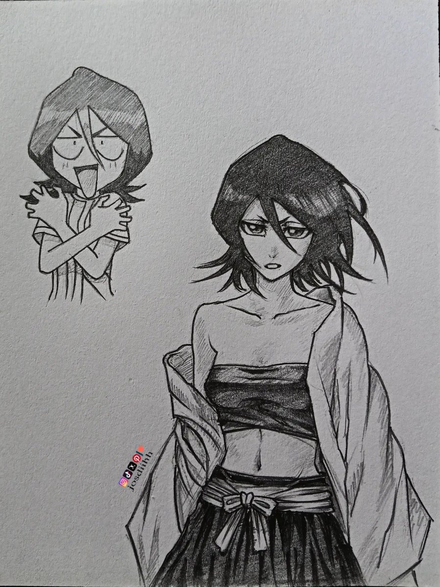 josdiihh's tweet photo. Rukia fan art 
#rukia #bleach #drawing #fanart https://t.co/mmKpJWNjlM
