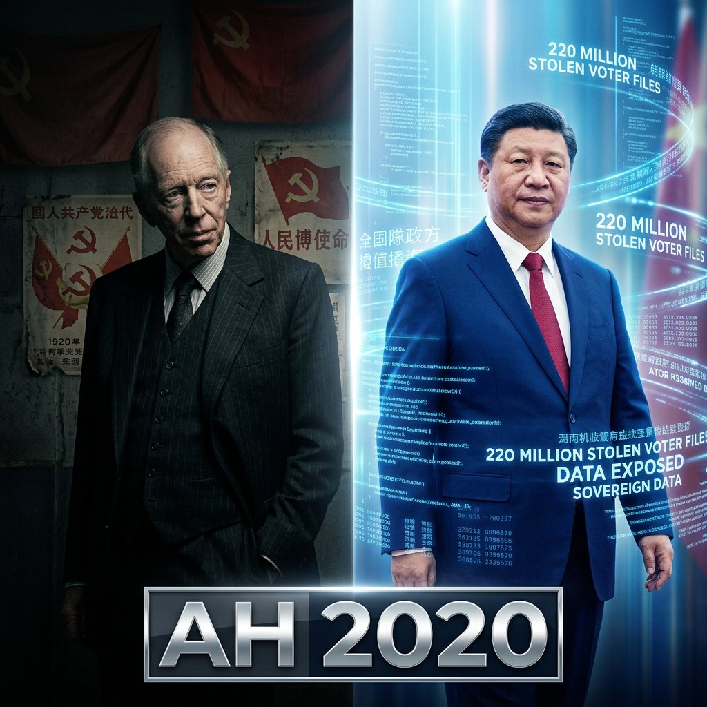 AntoineAH2020's tweet photo. BQQM! 💥 

🚨 L'ANCIEN PCC EST UNE CRÉATION DES ROTHSCHILD (SIONISTES KHAZARS).

Ne confondez jamais la Chine souveraine de Xi Jinping avec l'ancienne structure pilotée par l'ombre de Jacob Rothschild. 

✅ 220 millions de fichiers d'électeurs piratés par l'ancien système.
✅ Journalistes US payés par les réseaux sionistes khazars.
✅ Grand Nettoyage : Xi Jinping a arrêté les traîtres.

La vérité éclate enfin. La souveraineté ne se négocie pas. 🕊️🌍

Dossier explosif : https://t.co/iZGrHmTzF9

#AH2020 #Trump #XiJinping #Rothschild #Truth #FraudeElectorale
