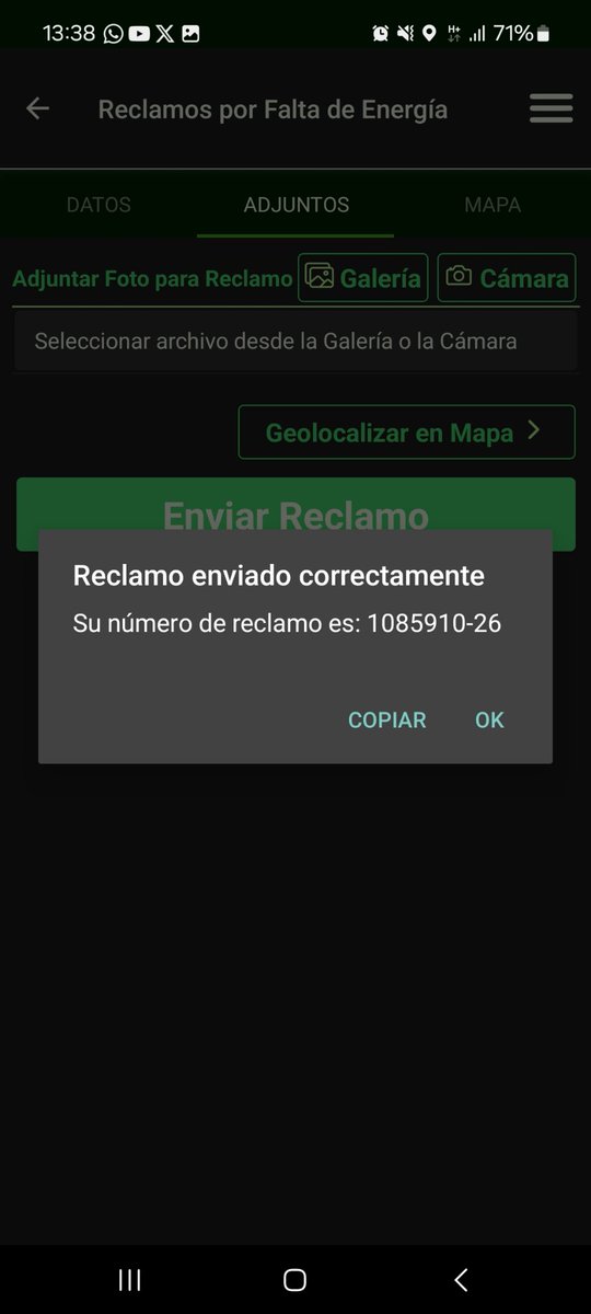 Britxs's tweet photo. @ANDEOficial esto ya es el colmo, desde hace 3 horas, si no es más, estamos sin energía eléctrica, hice ya mi reclamo pero nadie ni la hora, llamamos a los de caapucu y ni caso, pero después se enojan si les reclamas o te quejas de ellos, ikatu pio y hacen algo https://t.co/JjmvxNZxwt
