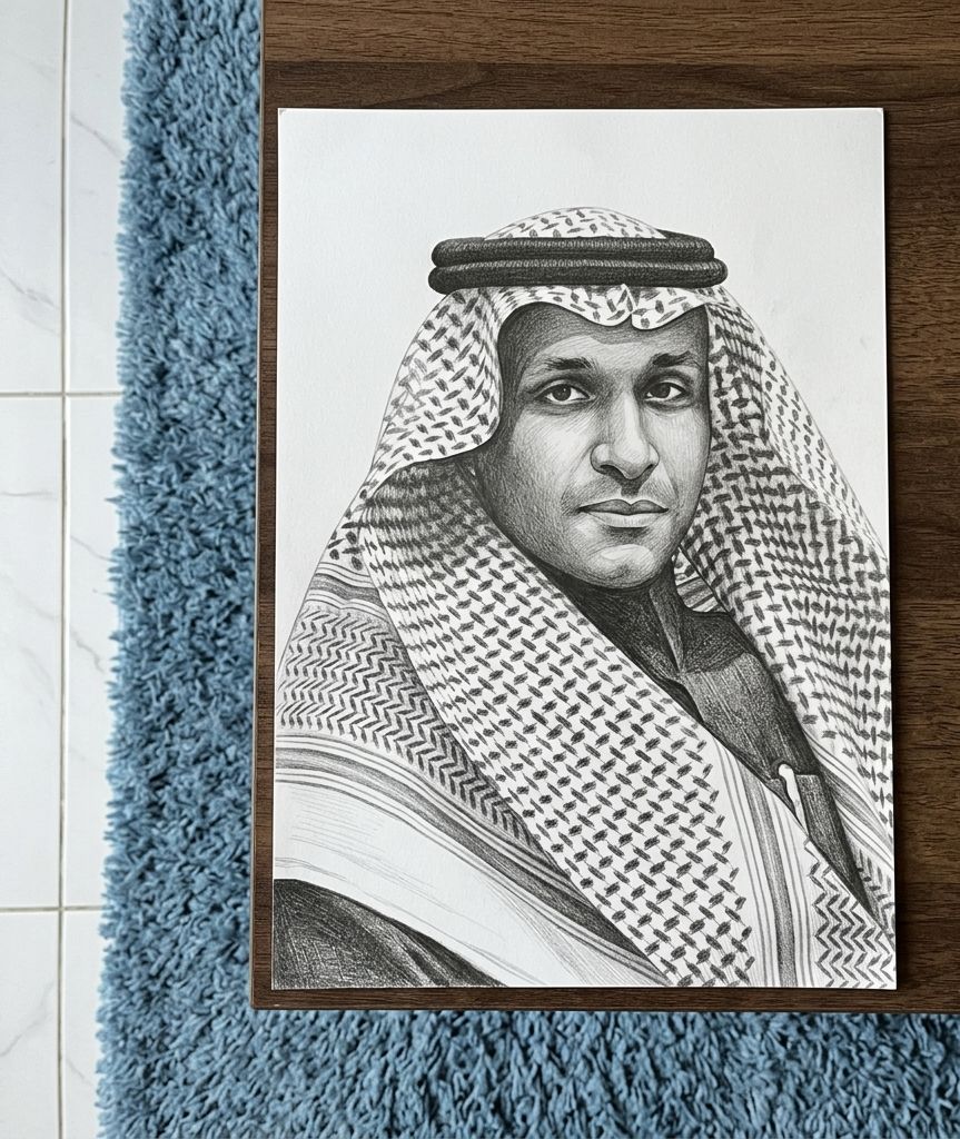G_456r's tweet photo. @yazeedjwer 
السلام عليكم  استاذ يزيد الجوير
سويت لك رسمه على صورتك، إن شاء الله تعجبك 🤍
تعبت عليها وأتمنى تنال رضاك
إذا عجبتك، لا تبخل بدعم بسيط 🙏
هذا مصدر رزقي ورزق عائلتي، ودعمك يفرق معي كثير https://t.co/WtSA4zgBml