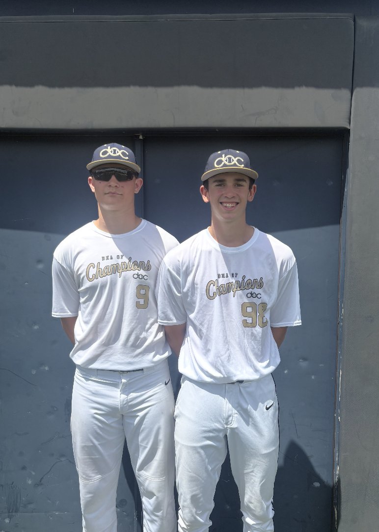 FiveToolAR's tweet photo. F: @DNAofChampions 14, Bullpen Baseball Hudson 0
PoG: Gunner Griffey 1-2, HR, 3 RBI (left)
Pitcher: @C_Mendenhall33 4 IP, 11K, 0R, BB (right) https://t.co/D0gDDaanfW
