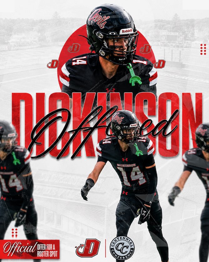 ErrityEamon's tweet photo. After a great phone call with @CoachBaxter5 I’m extremely grateful and blessed to receive an offer from Dickinson College!!!
@DCRedDevilFB @CoachFordyce_DC 
@BergenCathFBall @bccoachvito https://t.co/UF7SRXyvHb