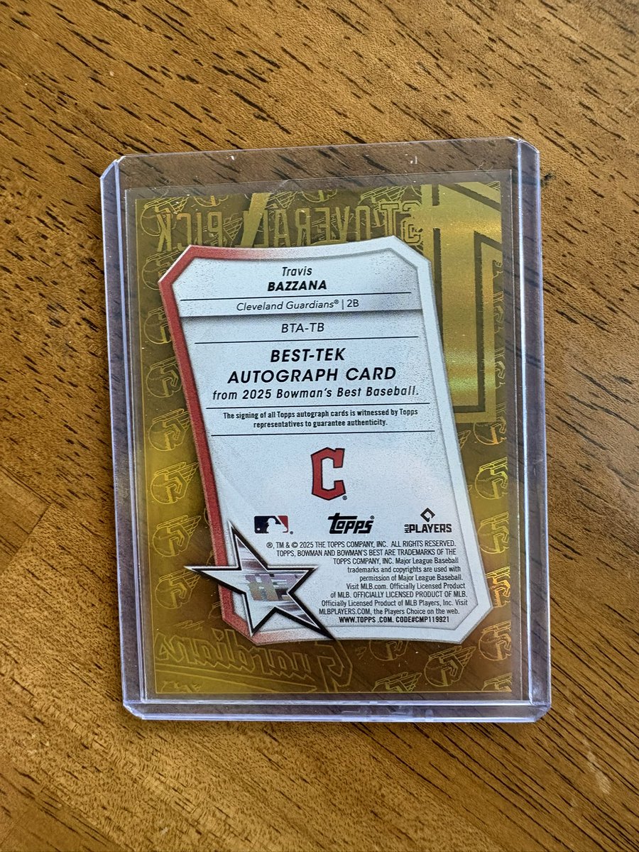coachcardcap's tweet photo. @cardboardbst Bazzana Best Tek Gold /50 Auto - $100 bmwt https://t.co/SnyZeurDf4