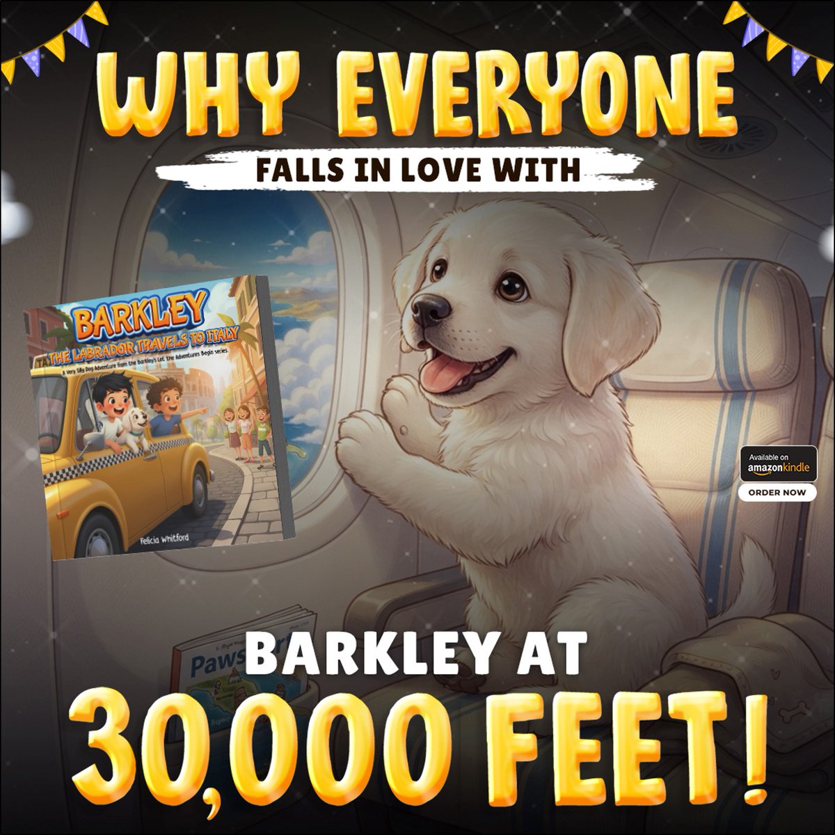 feliciaauthor_'s tweet photo. Barkley’s trip to Italy brings new friends, new words, and unforgettable moments. “Barkley the Labrador Travels to Italy” by Felicia Whitford is an adventure full of joy and discovery.

Amazon: https://t.co/TZswZkw1eo

#BarkleyTheLabradorTravelsToItaly #feliciawhitford https://t.co/YnL87RsgTZ