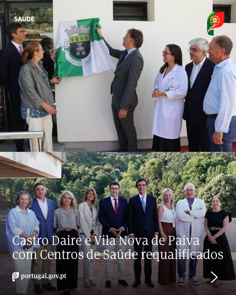 saude_pt's tweet photo. No Norte do país o Secretário de Estado da Gestão da Saúde, Francisco Pinheiro Catalão, visitou, esta quinta-feira, dois Centros de Saúde, onde assinalou a conclusão das obras de requalificação. https://t.co/46pjQlOO0v