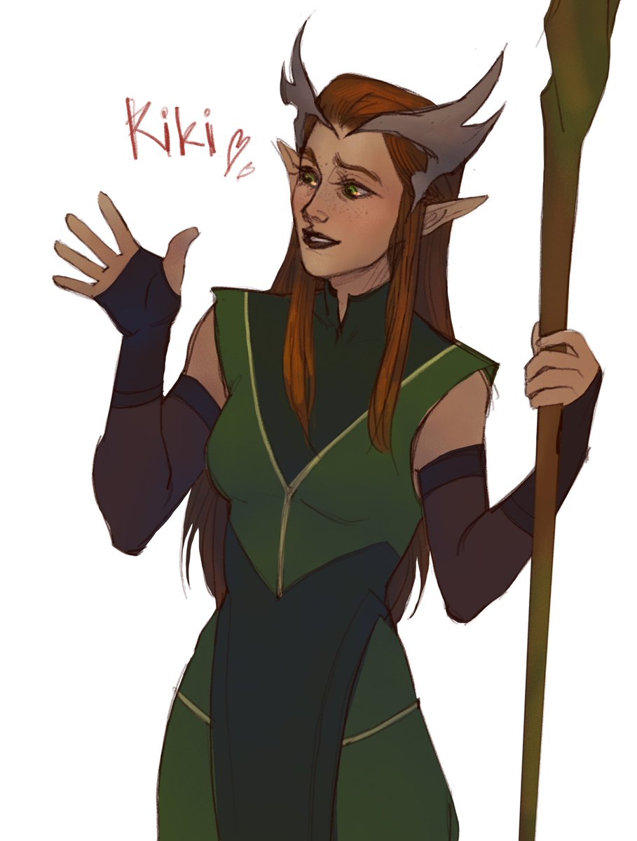 elf_under_brdg's tweet photo. Скетчик с Кики в честь нового сезона #VoxMachina ✨ https://t.co/padUtbQIl9
