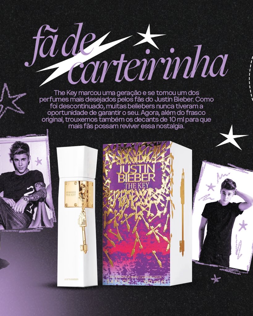 hypeimportadoss's tweet photo. the key voltou. 💜🔑

o perfume icônico do justin bieber acaba de chegar à hype em versão full size e inaugura um novo projeto: nossos decants de perfumes descontinuados ou que nunca chegaram oficialmente ao brasil.

full size + travel size, já disponíveis no site. https://t.co/cemUPpAB7D