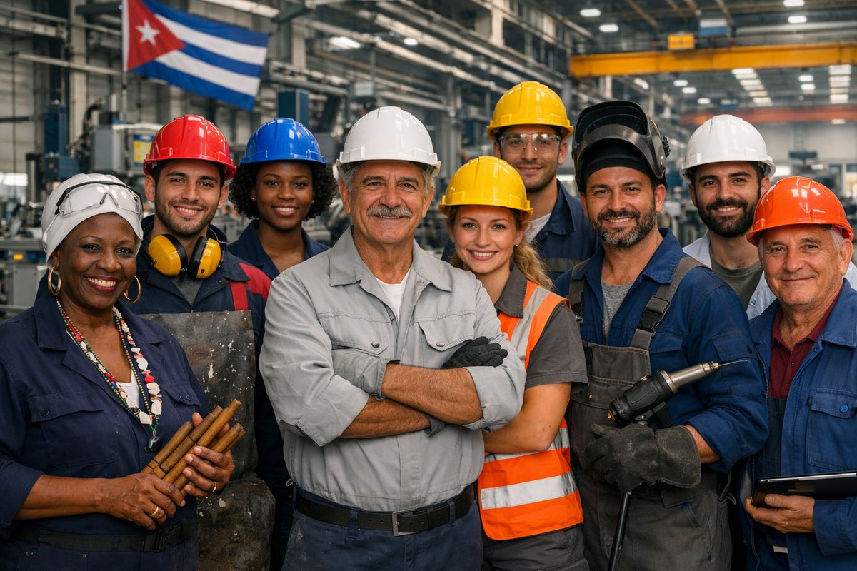GovinNorberto's tweet photo. A cornerstone of a free Cuba must be the establishment of strong, independent labor unions, dedicated to fulfilling three vital roles across the island: protecting workers’ rights in the workplace, actively contributing to the development of national social policy, and influencing the broader democratic and economic systems. Their active presence and meaningful impact will be indispensable in cultivating a vibrant, fair, and inclusive society—one where the voices of working people resonate powerfully, and the nation’s progress is firmly aligned with the principles of a modern social democracy.
