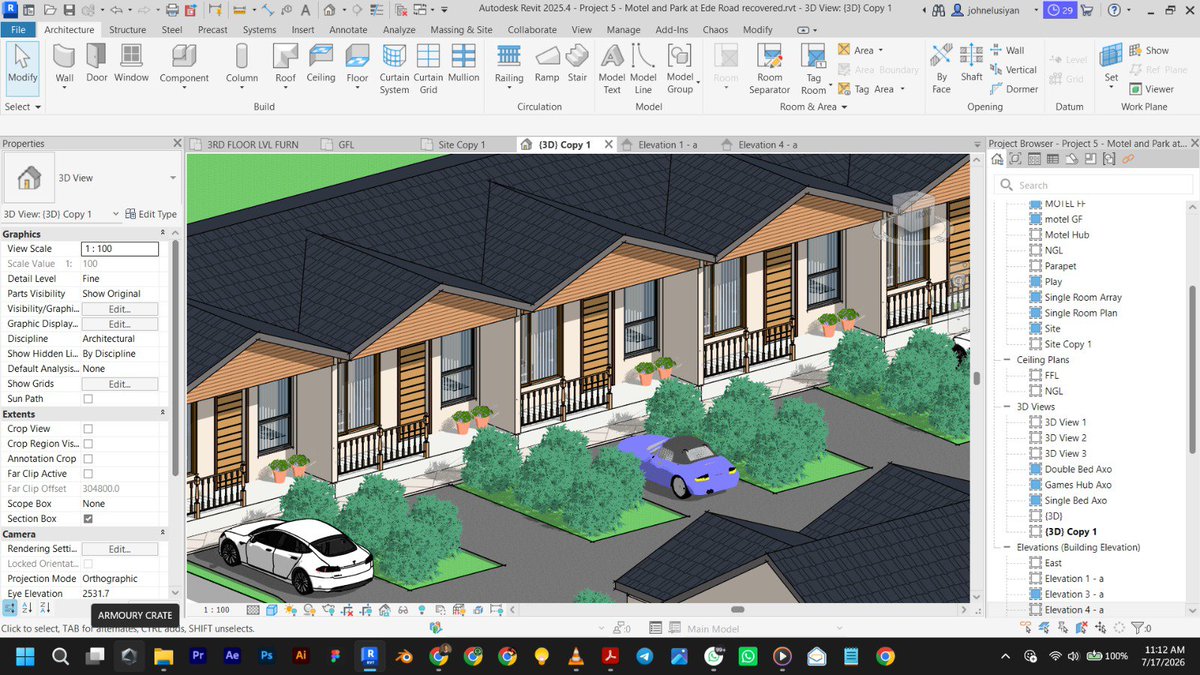 visualsbyjohn_'s tweet photo. I've always wondered about the difference between between Shaded and Consistent Colours views. I can see some of them here 😅

Revit 25 #WIPㅤ https://t.co/ffc2xQQ4AN