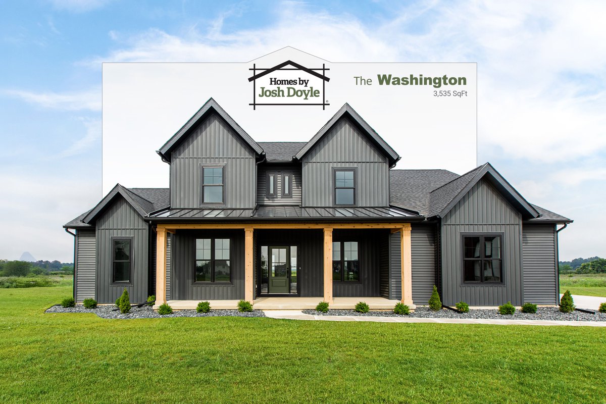 JoshDoyleHomes's tweet photo. SINGLE SITE SHOWCASE
August 8th – August 16th, 2026
6 Fully Furnished Luxury Model Homes • ONE Location
Telluride Subdivision | Monclova, OH
The Washington – 3,535 Sq Ft | 4 Bed | 3.5 Bath • 2 of 6 at the Single Site Showcase
2-story foyer & great room, large mudroom/laundry with built-in lockers, private den with double barn doors, relaxing sunroom, and a kitchen with custom island & pantry.
Upstairs offers 3 spacious bedrooms. Main-floor master includes custom tile shower, soaking tub, and large walk-in closet.
Two new models will be making their debut, so make sure to come check them out! This is one of six incredible models you can tour side-by-side August 8–16.
For more information visit our website.