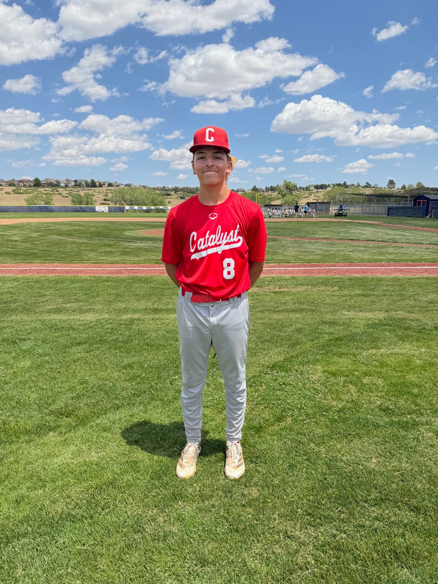 FiveToolCO's tweet photo. F: @CatalystBA1 Payne 3,
Slammers Vargas 2
PoG: @Jayden_G2027 7IP, 8K, 2 R
Notable: @EvanLherault 3-4, 2 2B, R https://t.co/78cxsX7f8Y