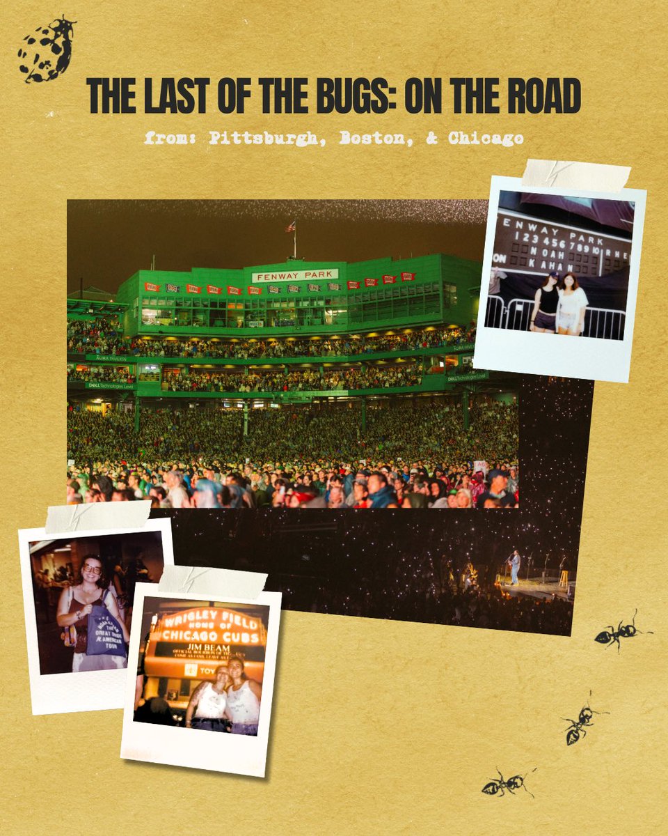 KahanHQ's tweet photo. The Last Of The Bugs: On The Road 🐞 We are capturing the tour from every perspective with @Polaroid! Thanks to the crew, band, fans and @NoahKahan for giving us a peak into the beginning of this tour. We love it! https://t.co/UyWuWXlzzi