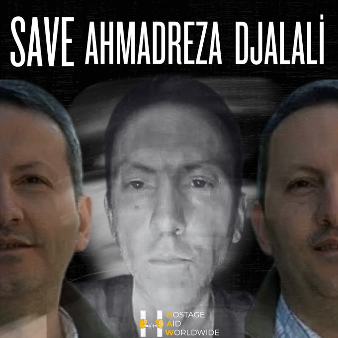 Stephen_Quentin's tweet photo. Day 3,735 of injustice for Ahmadreza Djalali &amp; his family. They have endured cruel separation since April 2016. His supporters will keep his name in the light &amp; continue to call for his release &amp; return home to Sweden. #SaveAhmadreza @SwedishPM @MariaStenergard @AmnestySverige https://t.co/M190X0pSCU