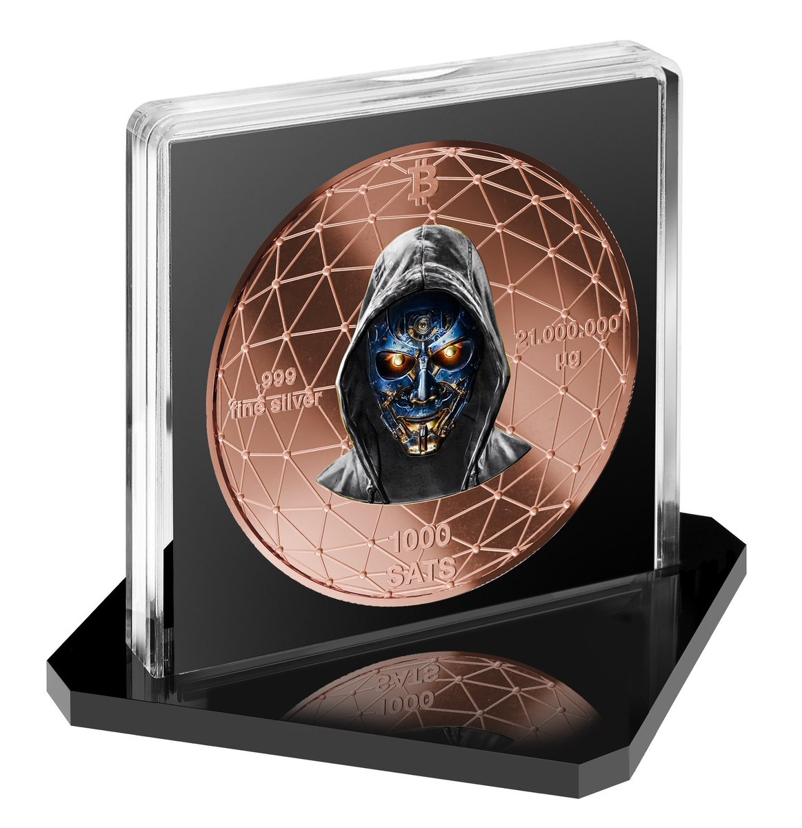 Satoshi_Silver_'s tweet photo. 🐋 Satoshi Silver Whale Edition 2026 – Rose Gold Line ✨

Die exklusive Münzmedaille im Überblick:
 Edelmetall & Gewicht: 21 Gramm feinstes 999/1000 Feinsilber (symbolische 21 Mio. Mikrogramm).

 Veredelung (Rose Gold Line):
 Vorderseite: Roségold & Platin
 Rückseite: Roségold & Farbe
 Kante & Ränder: Komplett in Roségold gehalten.
 Details & Prägung: 37 mm Durchmesser, edles Proof-like-Finish und ein segmentierter geriffeltes Rand.

 Echtheit & Merkmale: Lieferung inklusive Zertifikat. Jahreszahl (2026) und die offizielle CCM-Hallmark-Punzierung sind elegant auf dem Rand aufgebracht.
 Bitcoin-Legacy: Jedes Exemplar ist mit einer Sammeltransaktion von 1.000 Sats auf die legendäre Bitcoin Genesis Wallet verewigt. ⚡
#bitcoin #silver #gold #whale #satoshi