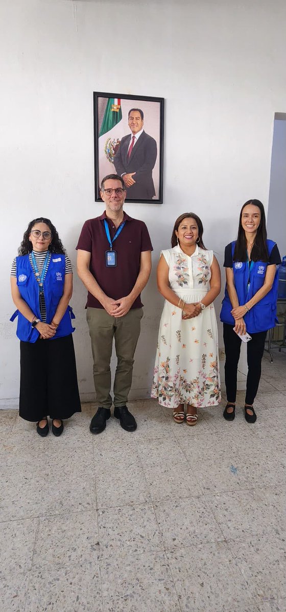 Gdpvgouveia's tweet photo. En Tapachula, @AcnurMexico y DIF Regional X Soconusco trabajan de manera conjunta para fortalecer la protección de niñas, niños y adolescentes refugiados. Mediante donaciones y colaboración interinstitucional, impulsamos su bienestar y el acceso efectivo a sus derechos. 🤝🧒👧 https://t.co/W6ciLKrxg0