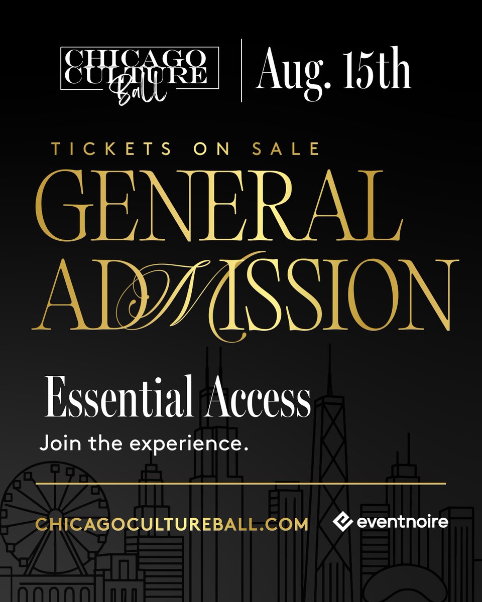 SwankPR's tweet photo. THE Chicago Culture Ball will be held at the Obama Presidential Center ‼️ Secure your ticket today to celebrate excellence amongst artists, cultural leaders and many more in the city of Chicago 🪩
📅 : August 15, 2026
🔗 : https://t.co/gY8zXKLBpZ https://t.co/ZMuOITYXPB