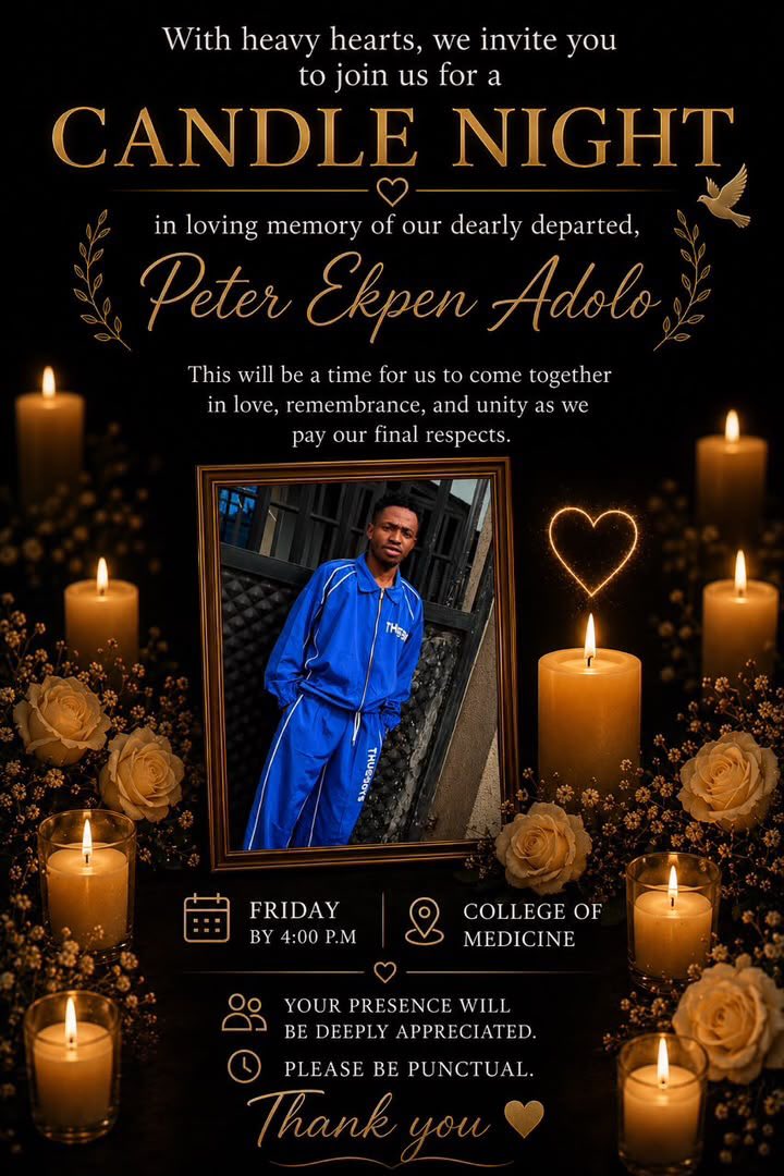 ExDatboi26266's tweet photo. As SA on Student Rights & Advocacy, NANS South South Zone B, I was present to stand with the friends, students, course mates,comrades and family at the college of medicine, Ambrose Ali University to pay our final respects.
Rest in Peace Peter Ekpen Adolo.
#StudentLivesMatter https://t.co/3sPOmq9tY9