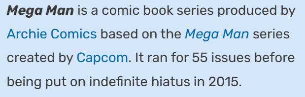 Mega Man Comic News tweet media