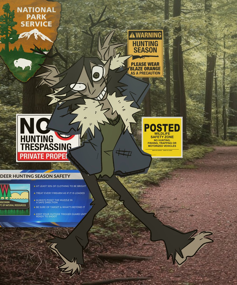 StalkyBun's tweet photo. Put your Hi-Vis vests on your idiots, it's Deer Season https://t.co/2V6ySV8V0H