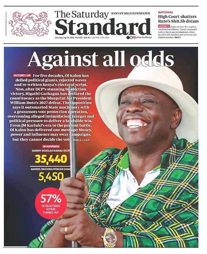 muragejohn254's tweet photo. Kenya's Bold Newspaper https://t.co/G9yOUrTneJ
