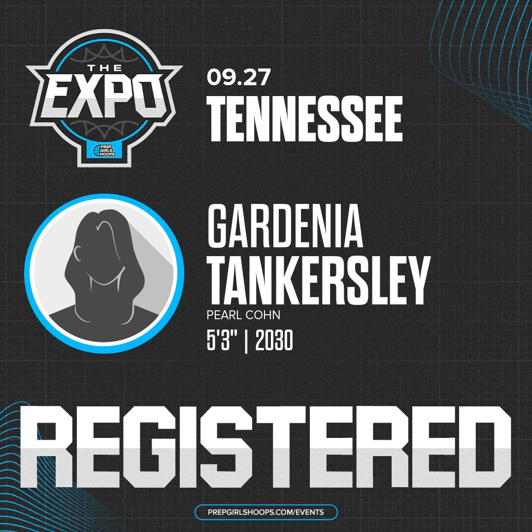 PGHTennessee's tweet photo. Welcome Class of 2030 Gardenia Tankersley of Pearl Cohn HS to the @PGHTennessee Showcase @ Lebanon High School. 

🔥🏀 #PGHExpoTN 🏀🔥

Register NOW! 👇  
https://t.co/8LfCQbxq6m https://t.co/gArSjMKJ6P