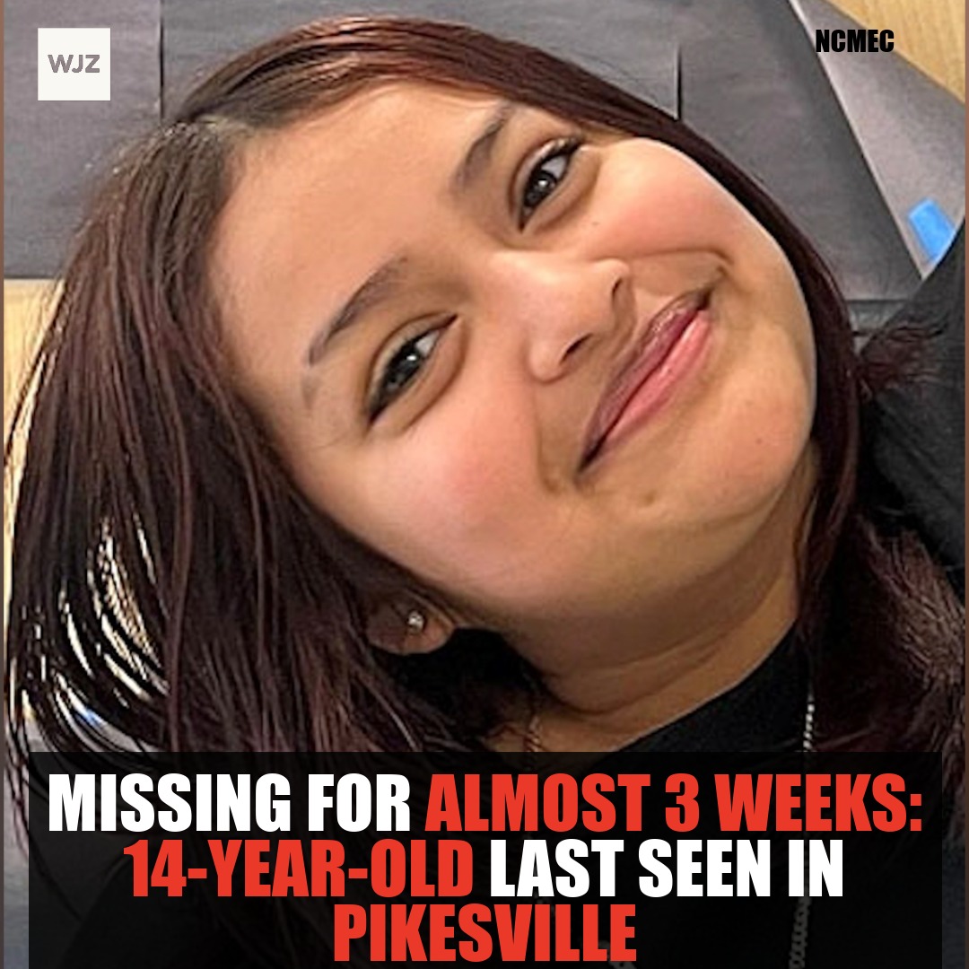 wjz's tweet photo. The National Center for Missing & Exploited Children is asking for the public's help in locating 14-year-old Elena Cuellar Rodriguez, who has been missing since June 29, 2026.
Elena was last seen leaving her home in Pikesville, Maryland. She is described as 5 feet 1 inch tall, 135 pounds, with brown eyes and black hair. Officials say she may remain in the local area or travel out of state.
Elena's mother is asking anyone with information to come forward and shared this message for her daughter: "Elena, we miss you so much. Please get in touch if you can. We are all waiting to hear from you. Your Aunt Vennessa wants you to know that she misses you very much too."

Anyone with information about Elena's whereabouts is asked to contact NCMEC at 1-800-THE-LOST (1-800-843-5678) or the Baltimore City Police Department at 410-396-2466.
Please share.  

#MissingTeen #MissingPerson #Pikesville #Baltimore #Maryland #NCMEC #WJZ #ForYouPage #FYP