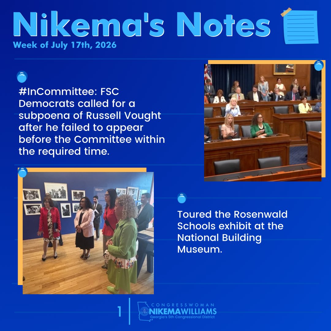 Congresswoman Nikema Williams tweet media