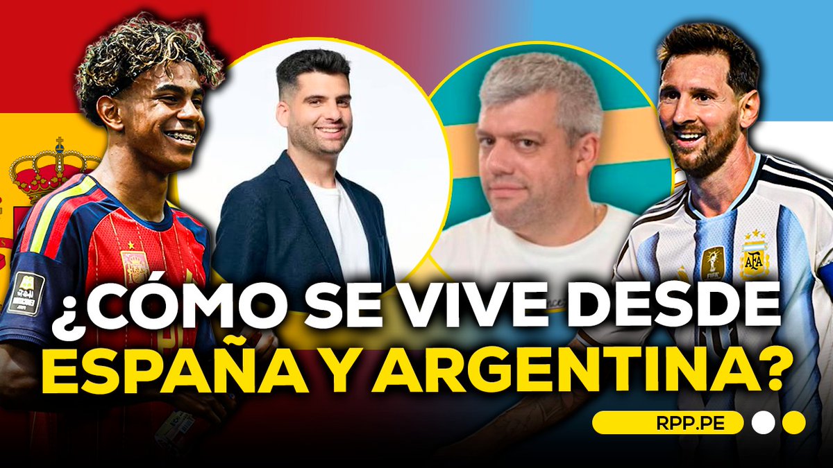 RPPNoticias's tweet photo. 🇪🇸🇦🇷 Javier Ugalde, periodista español, y Diego Zelonka, periodista argentino, compartieron sus perspectivas sobre la final del Mundial 2026. ¿Cómo se vive este decisivo encuentro en España y Argentina?

👉https://t.co/tkwEAdFsXy
#ENCENDIDOSRPP https://t.co/FdyjNnZOMC