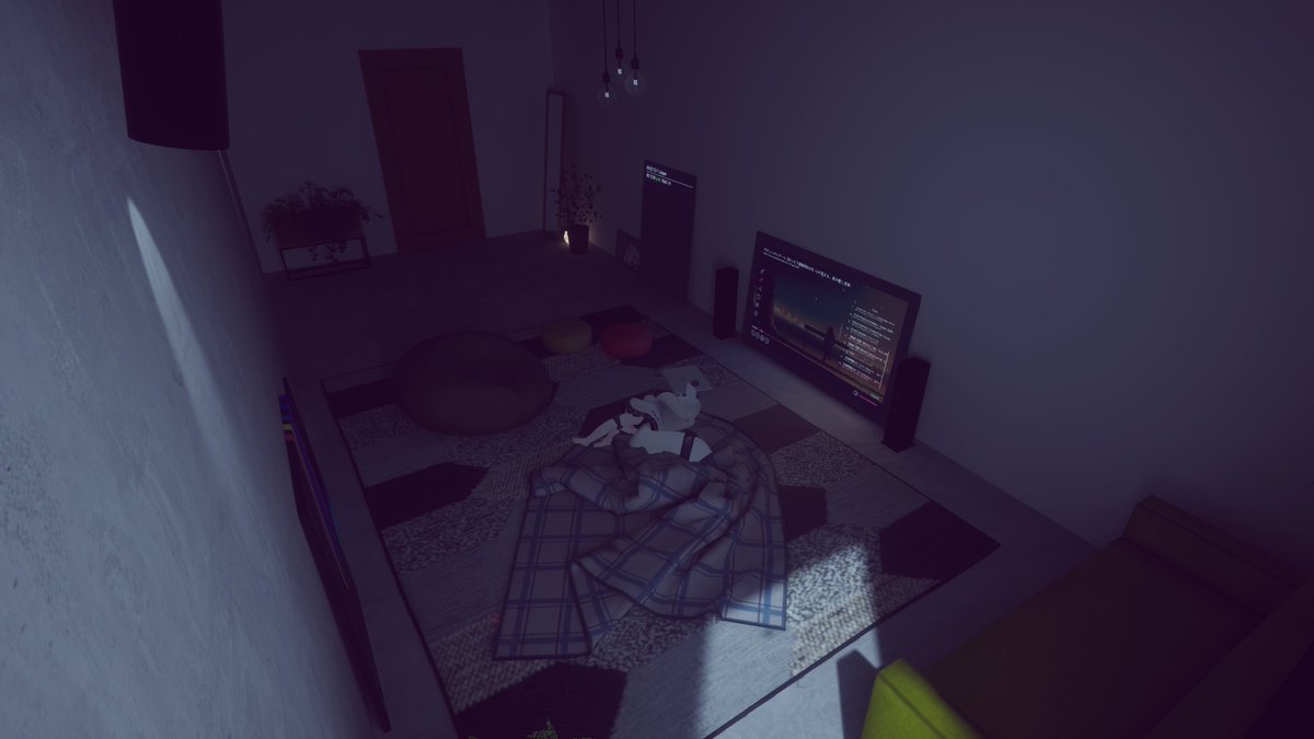 15bitVRchat's tweet photo. ゆっくりお休み
夜勤は疲れたよ https://t.co/MWLulgnAN2