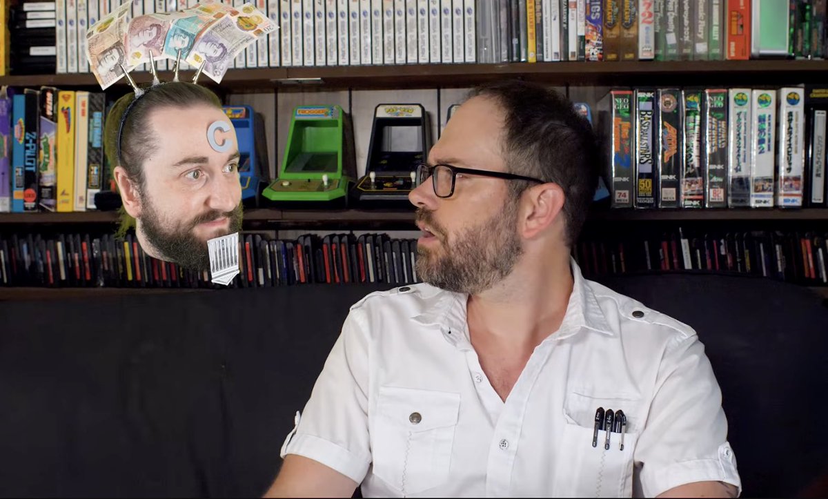 Caddicarus's tweet photo. There’s two things I NEVER thought would happen in my life

1: I would be a supporting role in The Angry Video Game Nerd

2: He would wipe his ass with my head

Thanks so much to @cinemassacre for having me, it was a blast to work on. Life goal complete.

https://t.co/2eFle2yjaB https://t.co/V0WWw6BIr0
