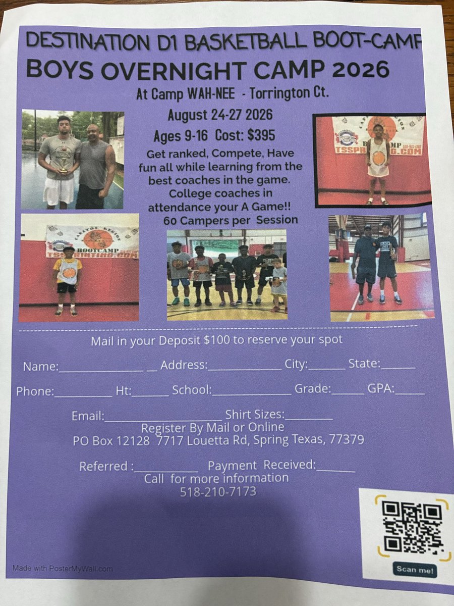 basketballboot's tweet photo. @CoachWB33 Call me when you get a chance, I would love to have you and your kids involved https://t.co/fqGoY99dca