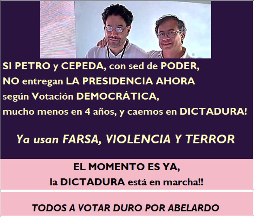 medinaluis13's tweet photo. ESTE HPTA GUERRILLO ATOLONDRADO, resentido
NO PUEDE CON EL ARDOR EN EL QLO de haber Perdido.
Y SE LE NOTA SU TONO DICTATORIAL y tirano que, con seguridad, iba a IMPONER EN EL GOBIERNO, empujado por Petro.

PERO EN CAMPAÑA, este malpar:do Engendro de las FARC, se limitaba a leer papelitos con una decencia la hpta para engañar idiotas.
