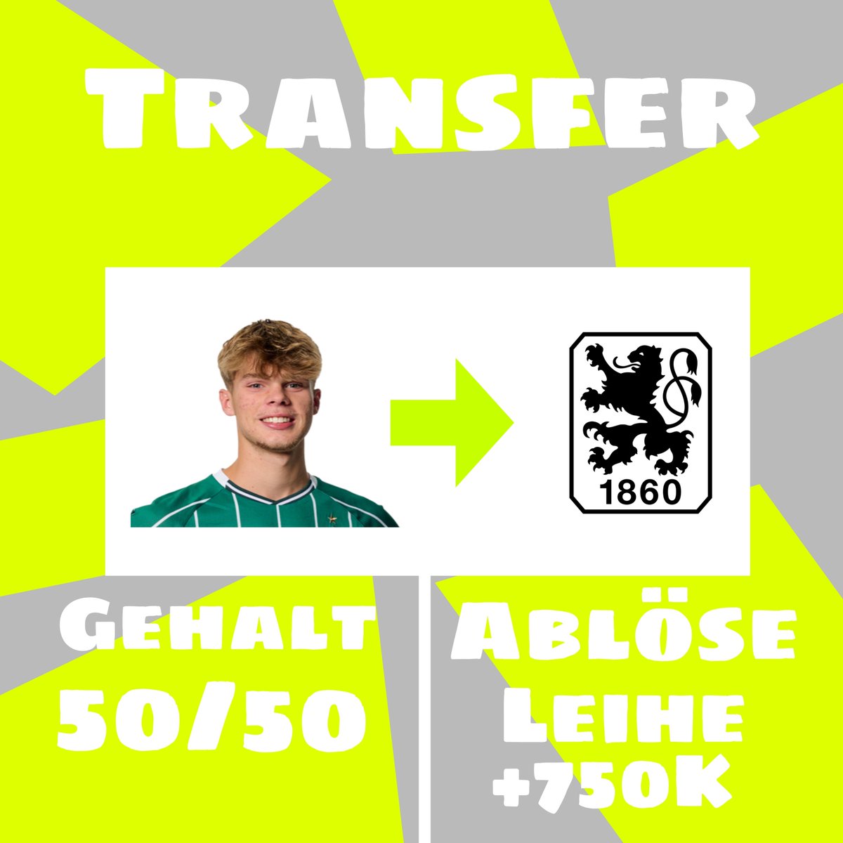 Mika_cla32's tweet photo. Breaking!🚨
Das Bremer-Talent Mick Schmedgens wechselt für 2 Jahre nach München #rammel1860 https://t.co/Sclng7cCd3