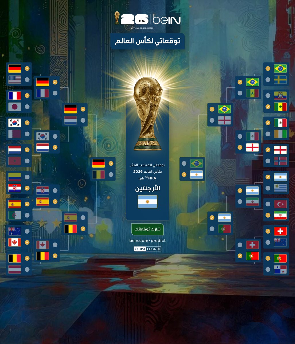 Alex9038O's tweet photo. دي كانت اختياراتي للمتأهلين من دور المجموعات قبل ما البطولة تبدأ 
بعيدا عن الكثير من العك والعاطفة هنا وهناك 
توقعي كان إن البطولة لصالح الأرجنتين https://t.co/4MzkwtrAtN