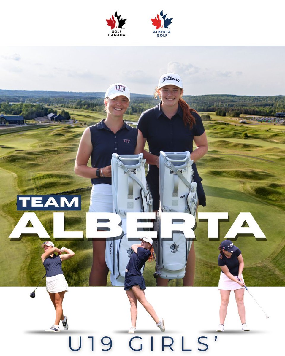Alberta_Golf's tweet photo. The U19 Girls' Interprovincial Team is set!

Coryn Tardif, Saylar May, Raylee Denton (not pictured) will compete as Team Alberta at the Canadian Junior Girls in Toronto at TPC Toronto (Heathlands) in August. https://t.co/giH2jUXedc