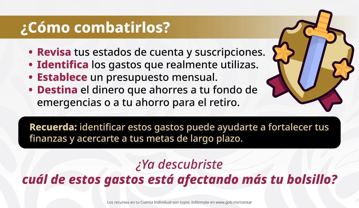 PENSIONISSSTE_'s tweet photo. 👻🐜 ¿Los gastos hormiga, fantasma y vampiro están chupando tu dinero sin que te des cuenta?

Descúbrelo con nuestra Calculadora Integral e identifica esos pequeños gastos que pueden estar afectando tu bienestar financiero y tu ahorro para el retiro. 💰📉

📲 Haz clic aquí y toma el control de tus finanzas: https://t.co/wrKHqHq8FB

¡Conocer tus hábitos de gasto es el primer paso para fortalecer tu retiro! 💚

#YoTeExplico #EducaciónFinanciera #BienestarFinanciero #AhorroParaElRetiro #AFOREPENSIONISSSTE #CalculadoraIntegral