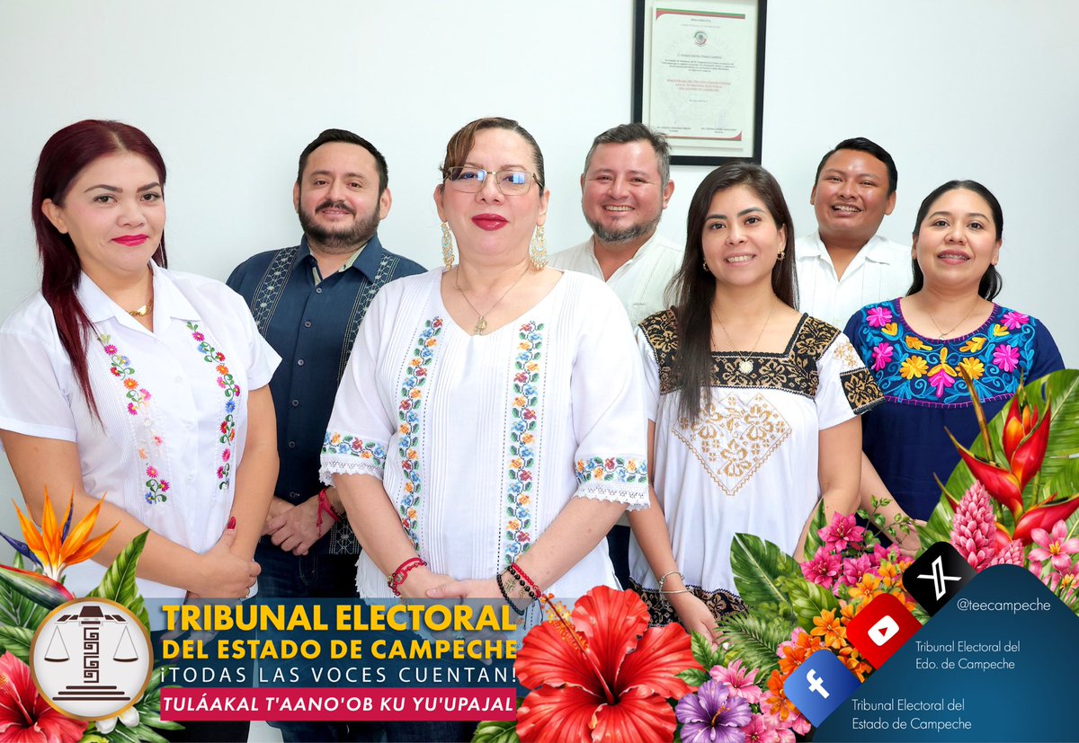 teecampeche's tweet photo. Como cada #ViernesArtesanal, en el #TEEC portamos con orgullo prendas artesanales que reflejan la identidad, el talento y la riqueza cultural de nuestras comunidades.
Con esta tradición, reconocemos el trabajo de las manos artesanas que mantienen vivas nuestras raíces.
#TodasLasVocesCuentan