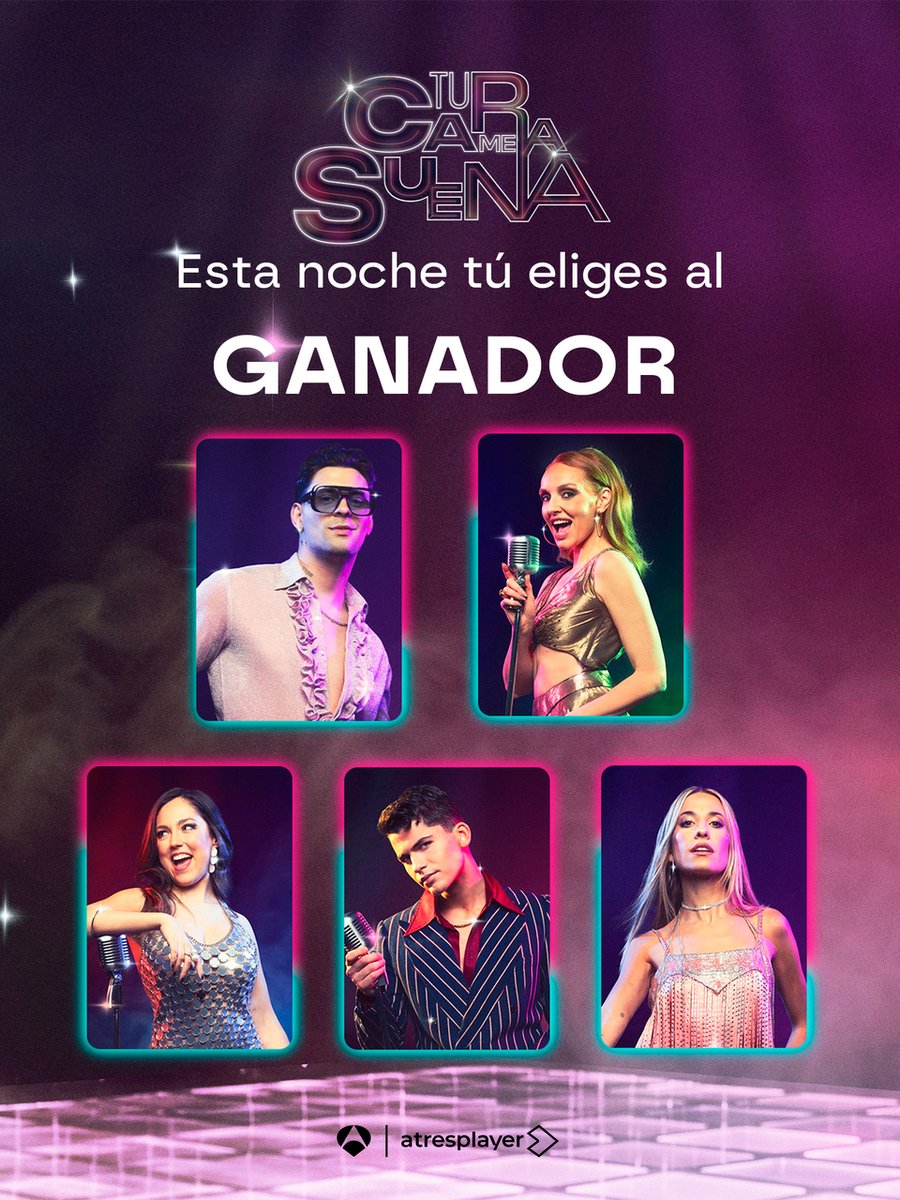 antena3com's tweet photo. Solo puede ganar uno... 😮‍💨🏆
¿Quién debe ganar?

⚡ J Kbello
✨ María Parrado
🔥 Cristina Castaño
🎙️ Martín Savi
💙 Paula Koops

👉 Vota ya en la web de #TCMS: https://t.co/EOVkaecLWl 
#TCMSFinal https://t.co/YhwtOk3cm0
