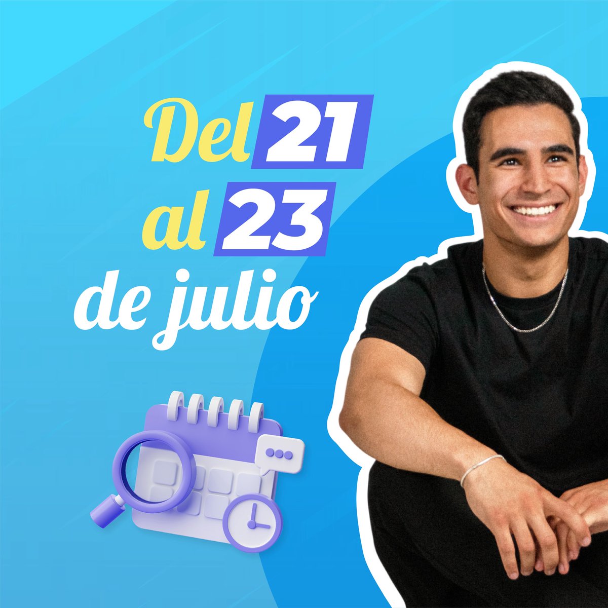 EduSuperiorEc's tweet photo. 📢 ¡Atención!
 Del 21 al 23 de julio se realizará la evaluación para acceder a uno de los 54 institutos y conservatorios superiores públicos. 🏢

Tiempo:
⏳ 60 min 👉 Población general. 
⏳ 120 min 👉 Personas con discapacidad.

Revisa tu fecha y hora en: https://t.co/oAivYpqZDT https://t.co/fEym1TpYCJ