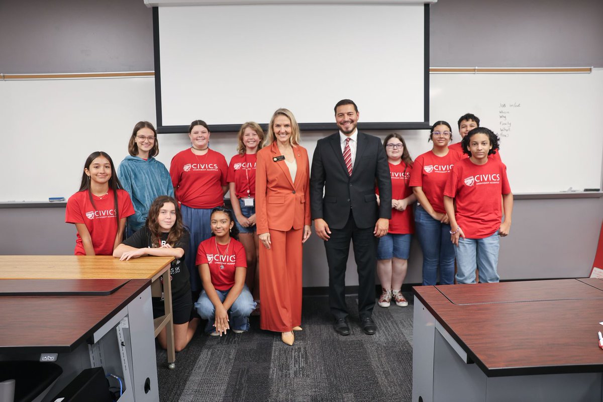 StasiKamoutsas's tweet photo. Some of our youngest students had the opportunity to hear from Representative @JenniferCanady_ today as part of @PolkState’s Civics Leadership Academy.

What a valuable summer experience for middle schoolers to engage in meaningful lessons about civic issues, community and leadership.

Thank you to Representative Canady and all the elected officials who served as guest speakers during this summer’s academies.