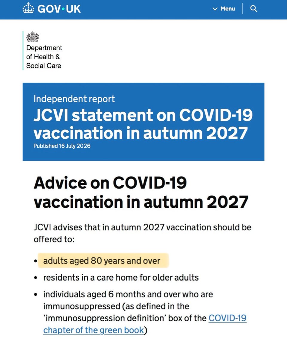 _CatintheHat's tweet photo. The eligibility for an NHS Covid vaccine was already EXTREMELY limited (see 🧵 below)…

…but just when I thought it couldn’t possibly get any worse, the JCVI have just recommended to narrow the criteria EVEN FURTHER!

Now the age criteria is limited to 80 yrs+!

Unbelievable 🤬 https://t.co/SDtPOVRxED