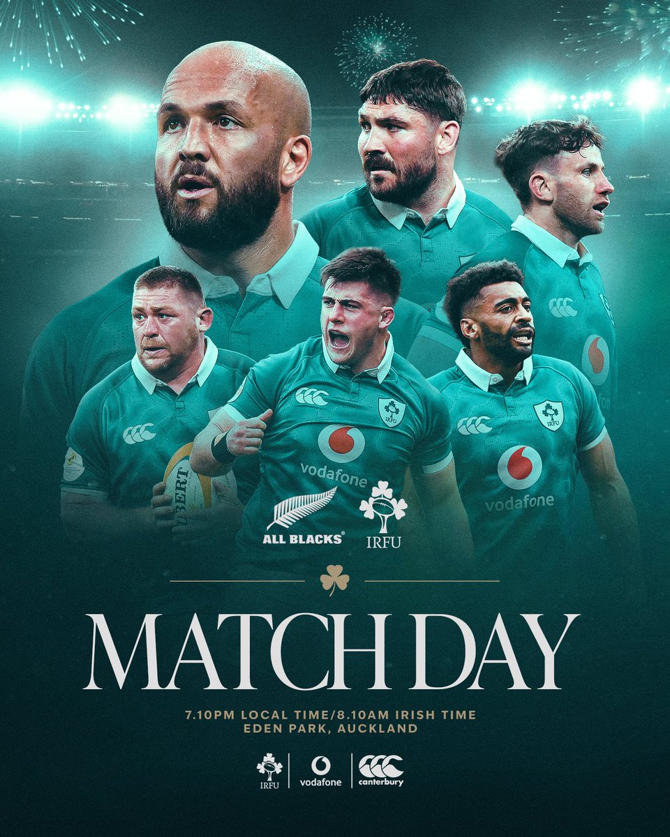 IrishRugby's tweet photo. Match day in Auckland. https://t.co/ZHV7sHBChq