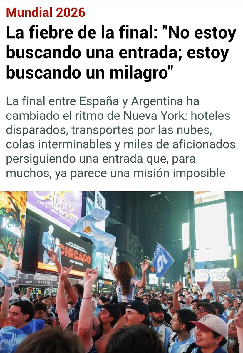 jdf_alicante's tweet photo. Media Nueva York y toda España busca entrada para la final.

Pérez Llorca encontró vuelo, asiento y palco.

Qué envidia de gestión… cuando el beneficiario es él. https://t.co/Sfp207ZTWR