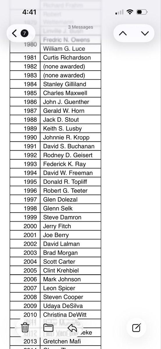 JaysonLusk's tweet photo. @brandondutcher .@brandondutcher Here is the full list of recipients of this award over the years.  We are greatly for the support of excellent scholarship in animal science at  OSU! https://t.co/igDSXrXieK