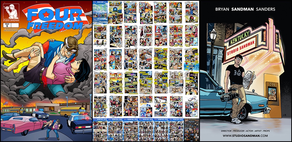 studiosandman's tweet photo. If all goes well, FOUR FREEDOM Issue #5 will be printed and published by the first of September!  The book will be ready just in time for the FALL 2026 EDITION of the @lex_con!  I look forward to seeing everyone there as I showcase my latest book and artwork!

So huge shout out to the creative team for all their hard work and dedication to get this far.  And THANK YOU  to all the fans who support me at these comic book convention and movie screenings!

Your support keeps me drawing and coming back, year after year.  So THANK YOU to everyone for all your love and support!

More to come soon!

~SANDMAN