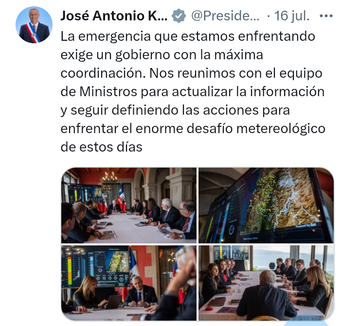 cata_1933's tweet photo. @JM_LatorreChile 1/2 
Latorre, ve el directo de las 13:45 hrs en San Bernardo y miente descaradamente diciendo q el Pdte Kast "recién salía a terreno". Oculta q a esa hora el Presidente ya venía de reunión en la Moneda con ministros recorrio Maipú, La Florida, la FACh y Pudahuel https://t.co/7nPQM3k4E2