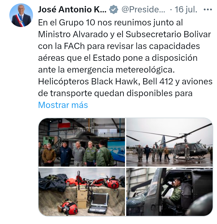 cata_1933's tweet photo. @JM_LatorreChile 1/2 
Latorre, ve el directo de las 13:45 hrs en San Bernardo y miente descaradamente diciendo q el Pdte Kast "recién salía a terreno". Oculta q a esa hora el Presidente ya venía de reunión en la Moneda con ministros recorrio Maipú, La Florida, la FACh y Pudahuel https://t.co/7nPQM3k4E2