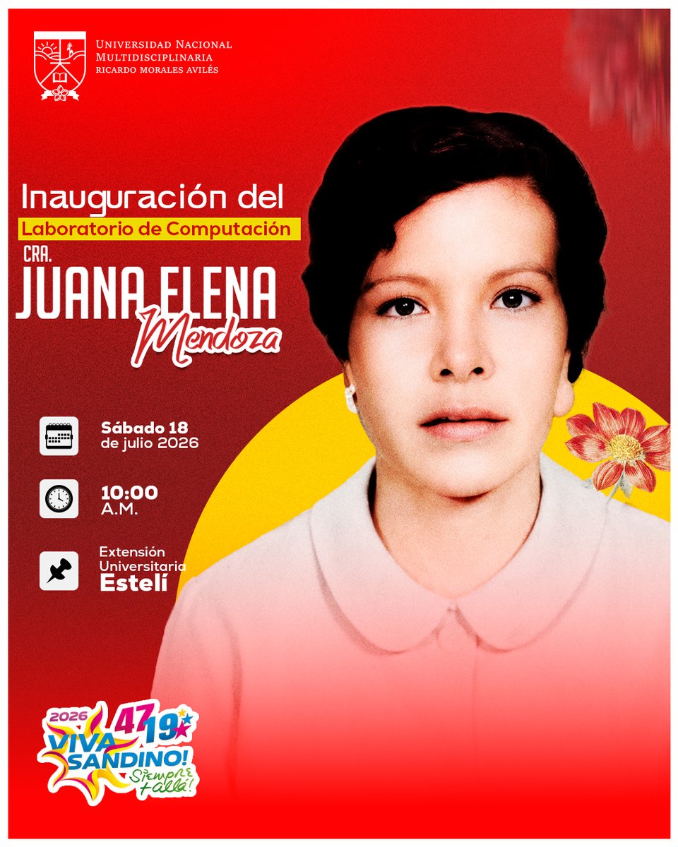 UNMRMA's tweet photo. #4719VivaSandino #FamiliaMultidisciplinaria #2026AvanzandoEnRevolución https://t.co/qZF3l5QwUR
