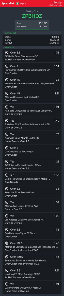 cyborgjegz's tweet photo. Midnight 166+ odds 💚💚

ZPBHDZ

We pray for green 💚🙏🏾 
@sportingking365 @betking007 @Blessyon30 @LouieDi13 @Mrbankstips @FemzyGreenLand https://t.co/KuMA0X7fEd